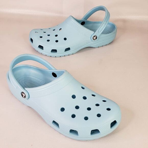 CROCS Other - Crocs Classic Clogs Mens Size 13 Slip On North Carolina Blue TarHeels Shoes